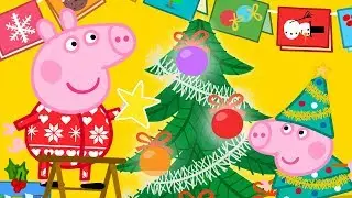 Peppa Pig Italiano 🎄 Peppa Decora L'albero Di Natale 🎁 Collezione Italiano - Cartoni Animati