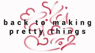 conlang calligraphy - spontaneous life