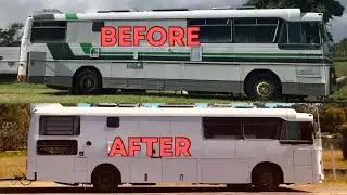 BUSLIFE EP1 - FullTime Bus Living and Renovation Journey. Filipino-Australian Family Buslife