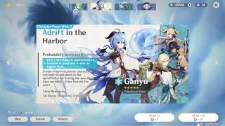 Insane luck with a power of lyre, 100% 5*. Get C6 Ganyu.