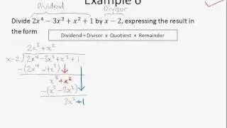 A Maths Chap 4.1 Polynomials - Example 6