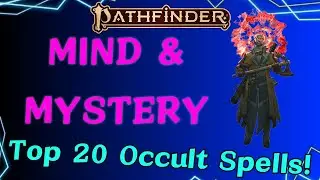Top 20 Rank 1 Occult Spells for Pathfinder 2e!