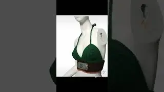 Rock Lee Naruto crochet top