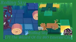 ⏾ Rolling Sky  |  Level 71 - The Wizard Of OZ!!!!!!!!!!!!!  |  Bonus 65 - Emerald City - Full Game ⏾