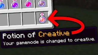 Minecraft But, There are Custom Potions..!!! 