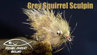 Grey Squirrel Sculpin - streamer and saltwater fly tying