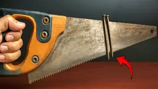 Even professional carpenters learned this from me, clever idea for a hand saw!
