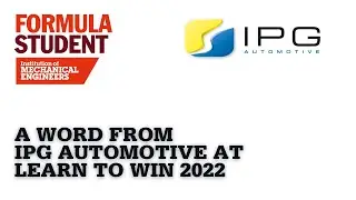 IPG Automotive Discuss Formula CarMaker at Learn to Win 2022