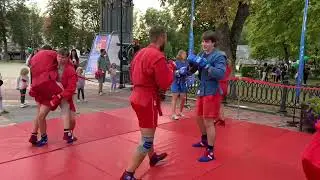 Открытая тренировка отделение самбо, боевое самбо.