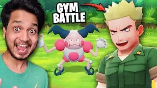 HARDEST THUNDER BOLT GYM BATTLE | Pokemon Let's Go Pikachu (Hindi) #6