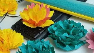 Цветы из бумаги своими руками легко ✂️🌼