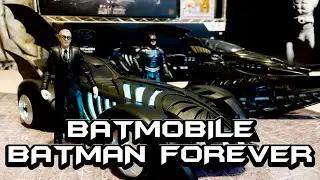DC Multiverse BATMAN FOREVER BATMOBILE with Alfred Pennyworth McFarlane Toys