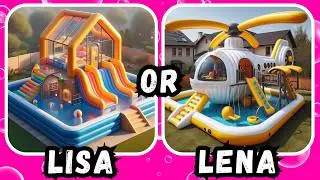 Lisa or Lena 💖💜 #lisa #lena #lisaorlena #lisaandlena #viral #trendingvideo