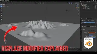 Blender 4.5 Displace Modifier Explained, Part 33 Tutorial