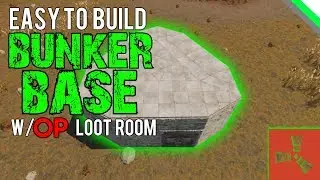 RUST | EASY SOLO/DUO STABILITY BUNKER BASE