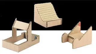 Make 3 Different Style of Mobile Phone Stands using Cardboard – How to Make Smart Phone Stands