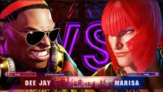 Street Fighter 6 - Dee Jay Vs Marisa (#instabardoo Vs #wafasama )