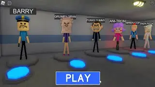 Escaping from a BARRY'S PRISON RUN! And BECAME the ALL MORPHS