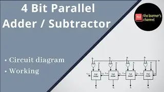 4 bit parallel Adder / Subtractor || in Hindi ||