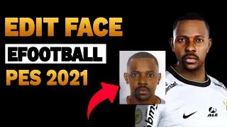 Edite sua Face Efootball PES 2021 2022  (BLENDER 2.90 ) TEXTURA REAL