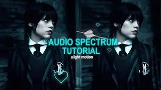 how to make audio spectrum | alight motion 