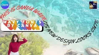 How to make Curvy or Cursive fonts by Canva ? 
