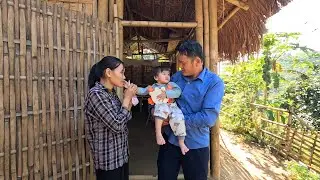 Joy on the farm, taking care of farrowing sows. A meeting between father and daughter. Ly Vy Ca 