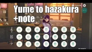 Yume to hazakura (genshin impact lyre)