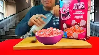 FRANKENBERRY Cereal MUKBANG