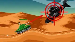 БЕЗУМНОЕ ТАНКОВОЕ СРАЖЕНИЕ Атака в пустыне Мультик игра про ТАНКИ hills of steel