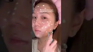 Dotting my sunscreen on my FACE😳👀 #kbeauty