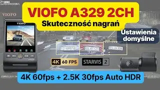 Kamera samochodowa VIOFO A329 2CH @ 4K 60FPS / 4K 30FPS HDR