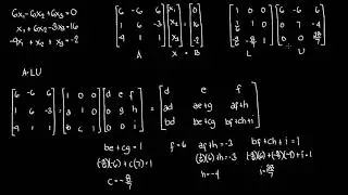 LU Decomposition Doolittle Method | Numerical Method