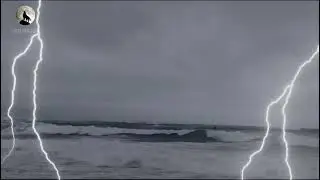 Sea waves on the Beach 😱 #waves #sea