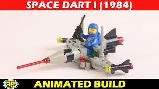 LEGO 6824 Classic Space - Space Dart I  - stop motion build review
