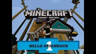 HELLO NEIGHBOR DI MINECRAFT PE?! SEREMMM!!! | SHOWCASE MAP