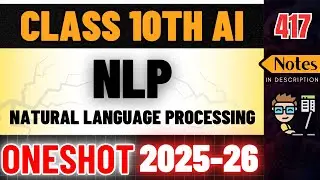 Natural Language Processing | Class 10 AI 417 | Part B - UNIT 6 | Complete One Shot | 2025-26