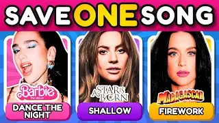 SAVE ONE SONG - Popular MOVIES Songs 🍿🎵 ⭐ | Music Quiz