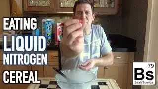 Eating Liquid Nitrogen Cereal and Donuts