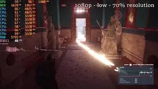 Assassin’s Creed Odyssey - Benchmark - Ryzen R5 3400G - (Preset: DX11 / Low - 1080p+70%res)