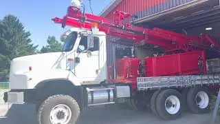 Nordic Drill, DRT-10 (Dual Rotary Truck)-10 inches, on a 6x6 truck (All wheel drive)