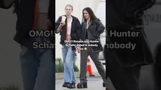 They would’ve been the hot couple tho 😌❤️‍🔥💋✨#rosalia #hunterschafer #celebrities #shorts #fypシ