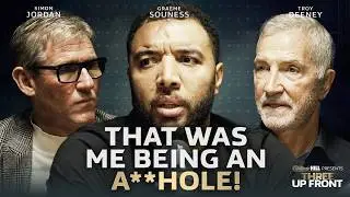 Simon Jordan GRILLS Troy Deeney over THAT viral video + more football myths! | Three Up Front