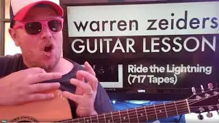 How To Play Ride The Lightning guitar Warren Zeiders // easy guitar tutorial beginner lesson chords