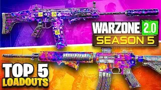 *NEW* TOP 5 BEST ASSAULT RIFLE LOADOUTS in WARZONE 2!😍 (Warzone META Class Setups) - MW2