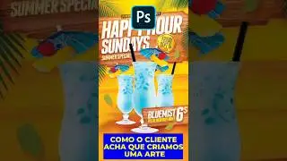 COMO O CLIENTE ACHA QUE CRIAMOS UMA ARTE NO PHOTOSHOP #shorts