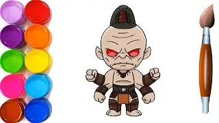 How to Draw Goro 🥊 Mortal Kombat