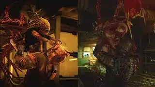 Lurker Death Animation Side by Side - Dead Space (2008) vs Dead Space (Remake) Direct Comparison