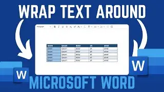 How To Wrap Text Around Tables In Microsoft Word