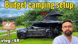 Defender 130 Budget camping set up | Tent and 270 Awning | Vlog 68